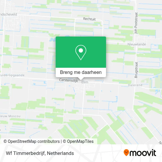 Wf Timmerbedrijf kaart