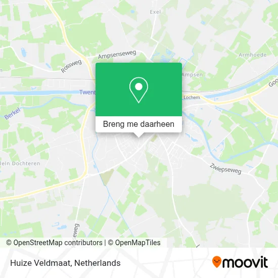 Huize Veldmaat kaart