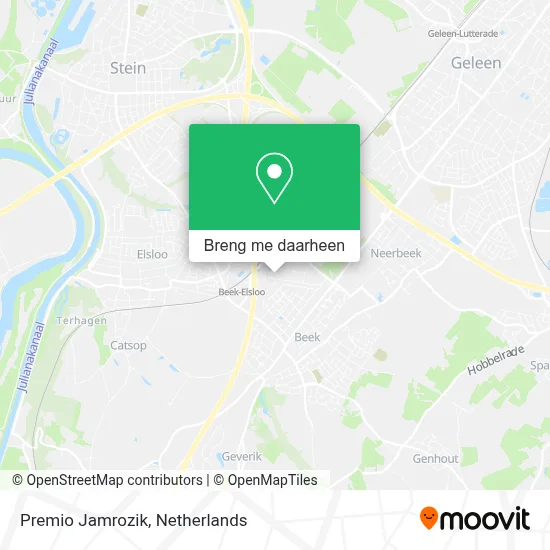Premio Jamrozik kaart