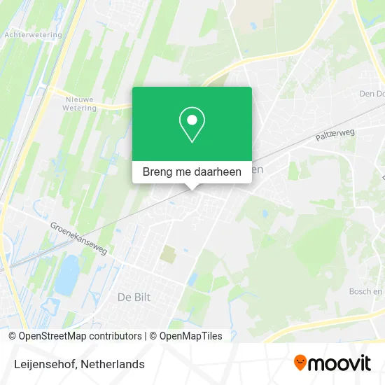 Leijensehof kaart