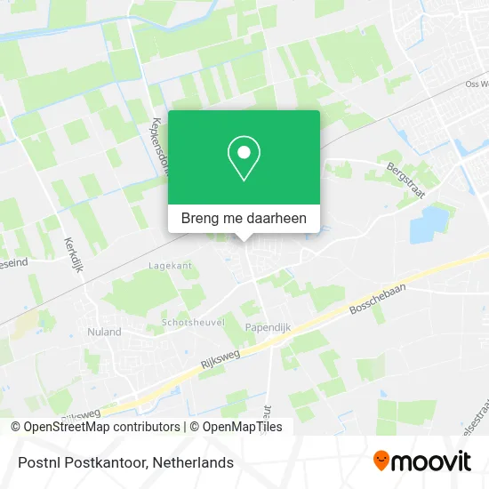 Postnl Postkantoor kaart