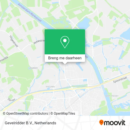 Gevelridder B.V. kaart