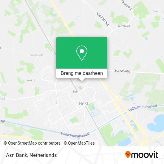 Asn Bank kaart