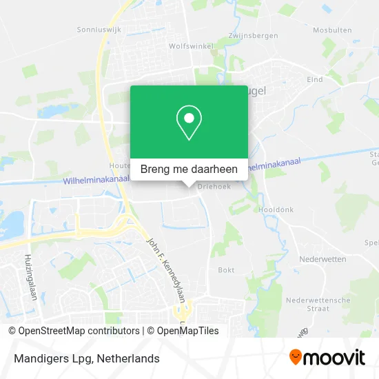 Mandigers Lpg kaart
