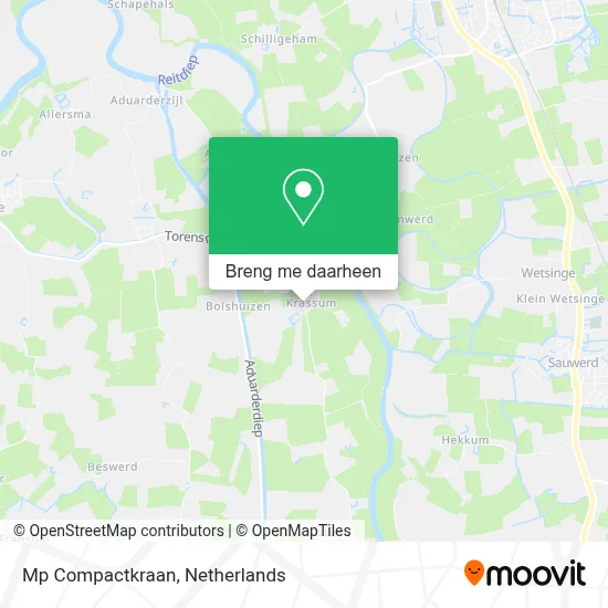 Mp Compactkraan kaart