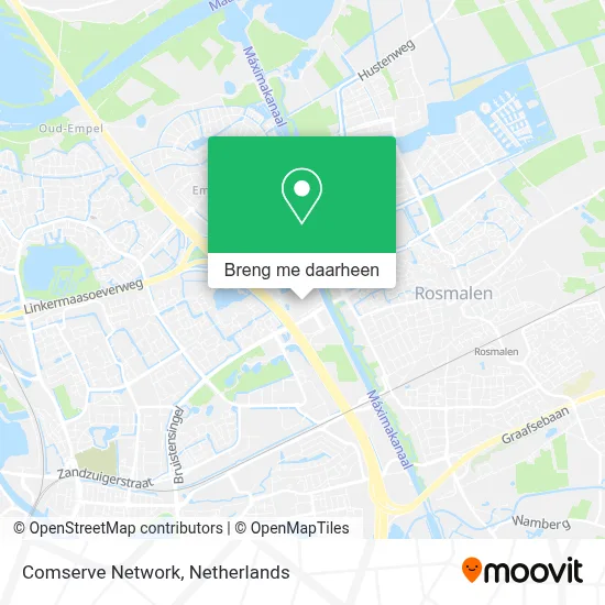 Comserve Network kaart