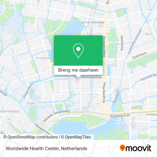 Worldwide Health Center kaart