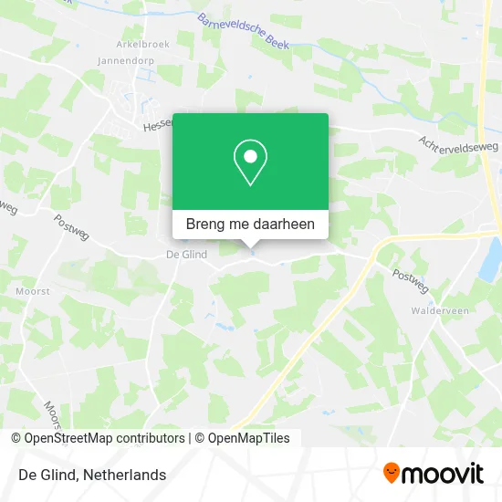 De Glind kaart