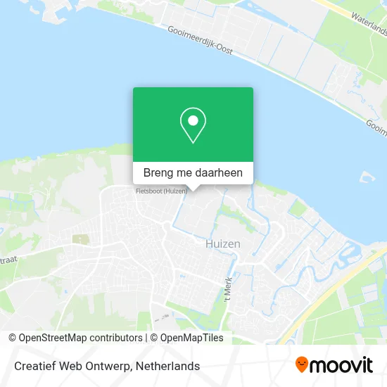 Creatief Web Ontwerp kaart