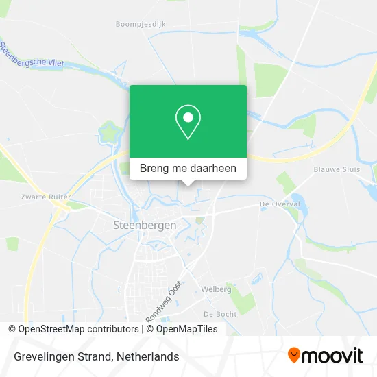 Grevelingen Strand kaart