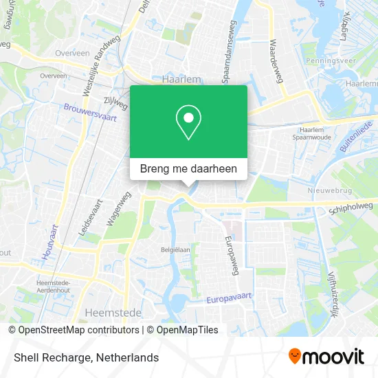 Shell Recharge kaart
