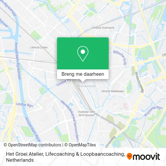 Het Groei Atelier, Lifecoaching & Loopbaancoaching kaart