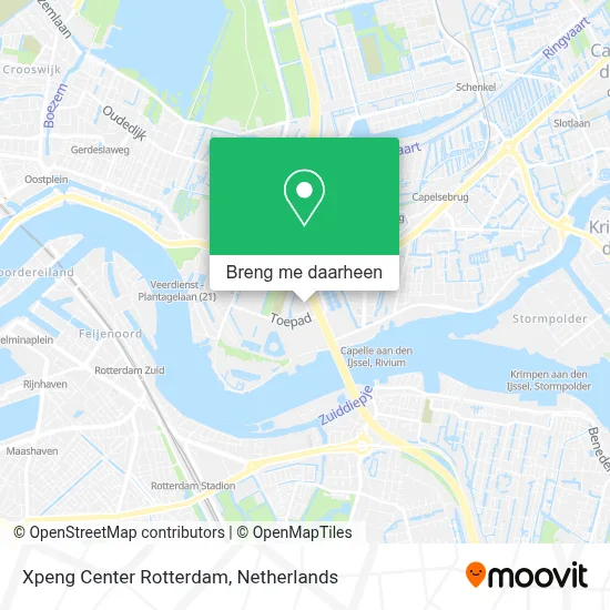 Xpeng Center Rotterdam kaart