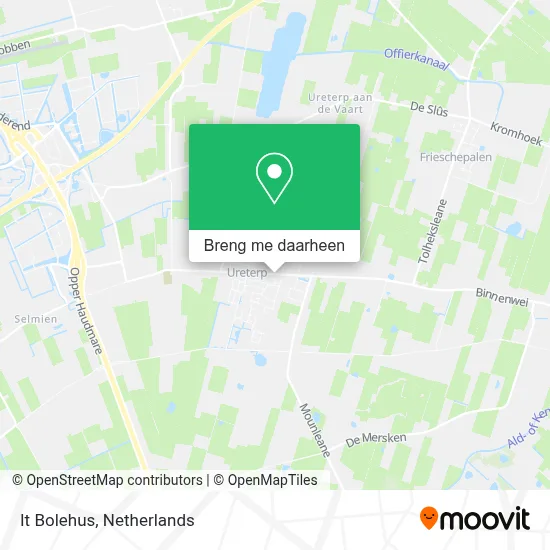 It Bolehus kaart