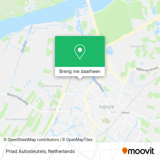Priad Autosleutels kaart
