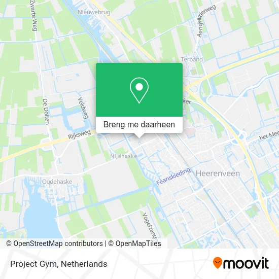 Project Gym kaart