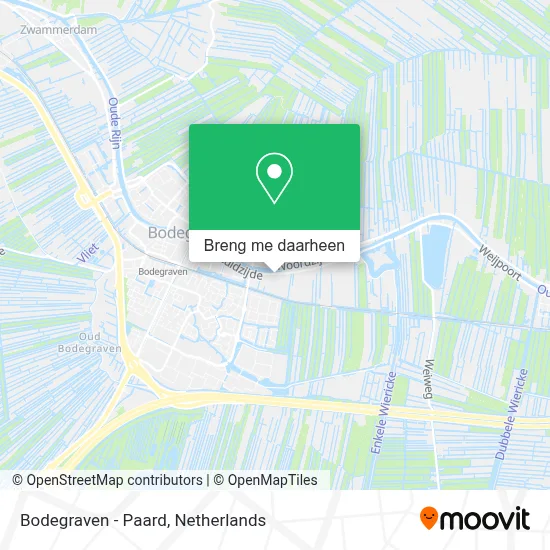 Bodegraven - Paard kaart