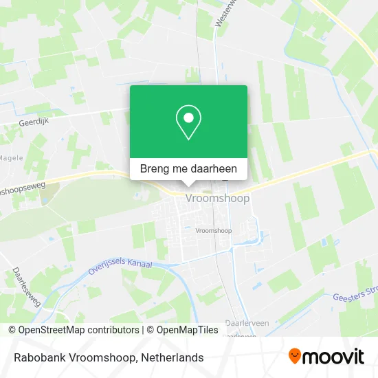 Rabobank Vroomshoop kaart