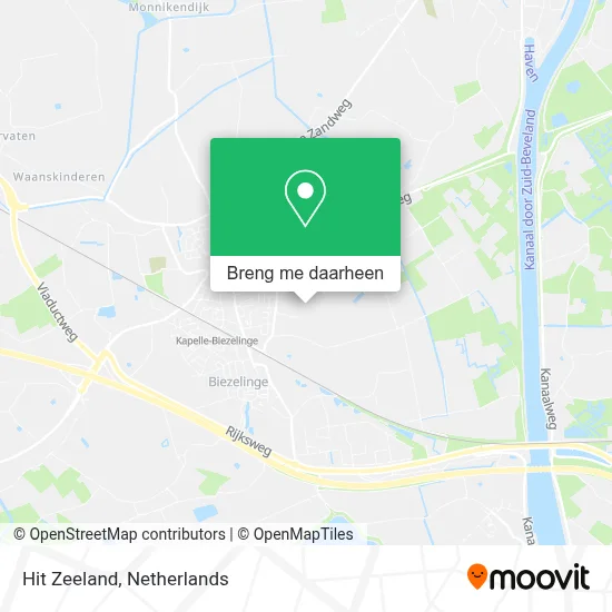 Hit Zeeland kaart