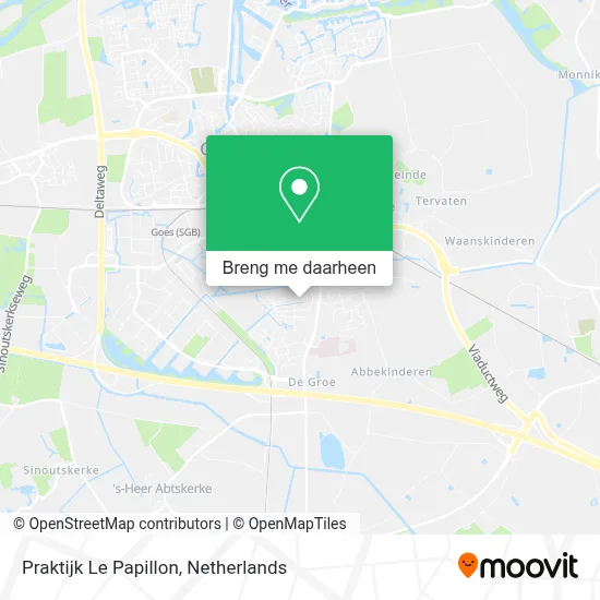 Praktijk Le Papillon kaart