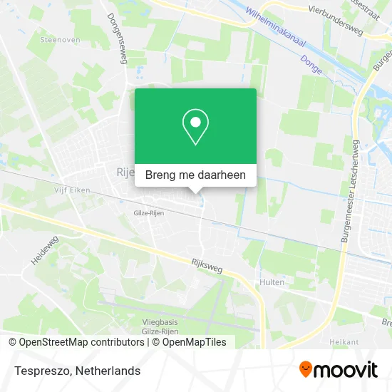 Tespreszo kaart