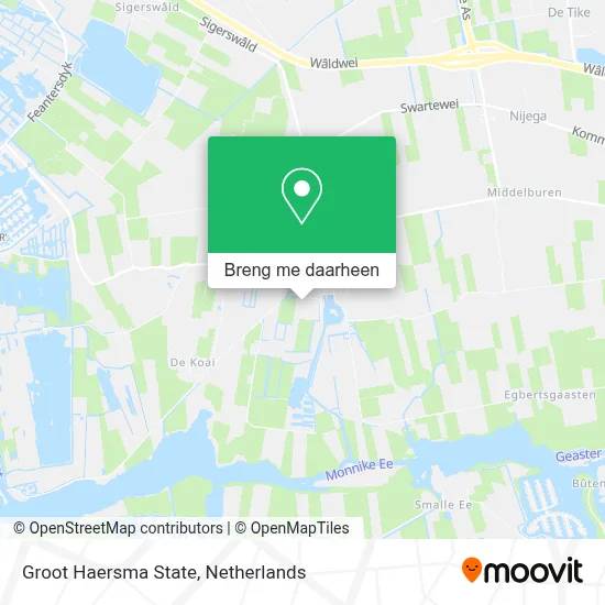 Groot Haersma State kaart