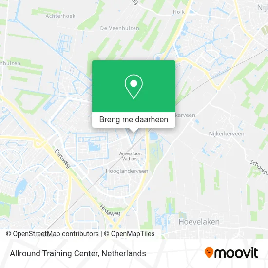 Allround Training Center kaart