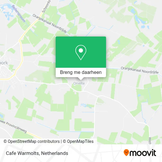 Cafe Warmolts kaart