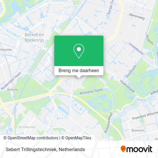 Sebert Trillingstechniek kaart