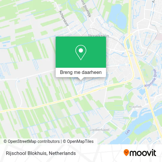 Rijschool Blokhuis kaart