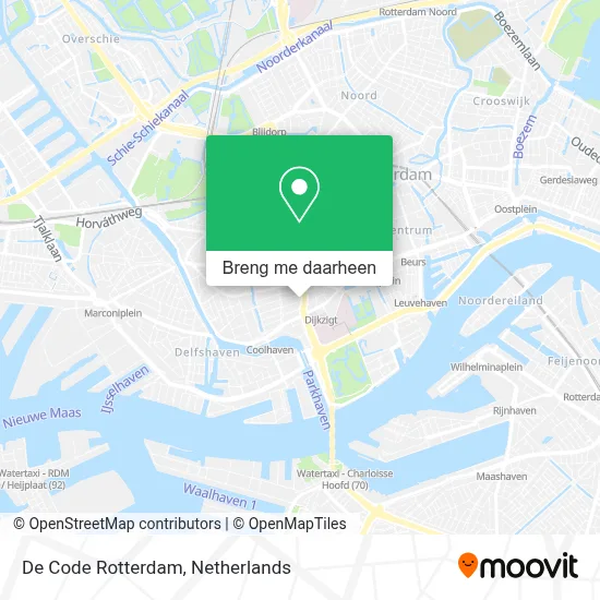 De Code Rotterdam kaart