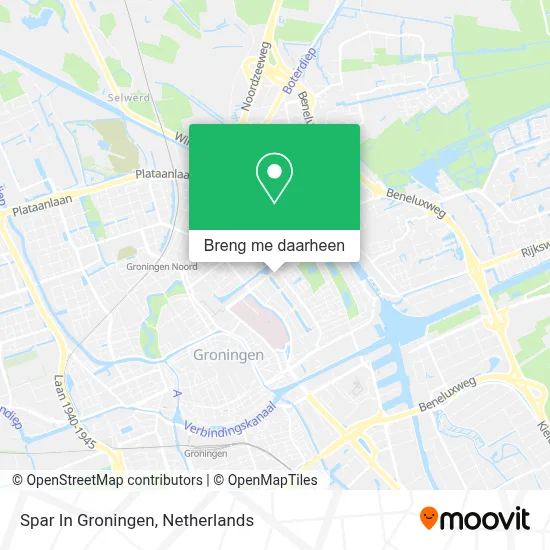 Spar In Groningen kaart