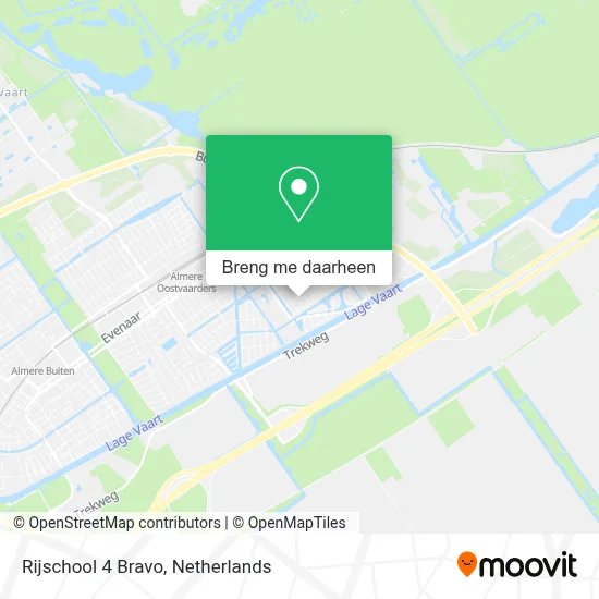 Rijschool 4 Bravo kaart