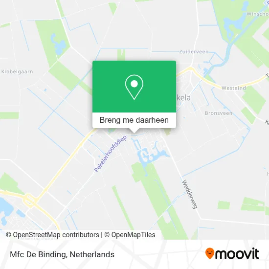 Mfc De Binding kaart
