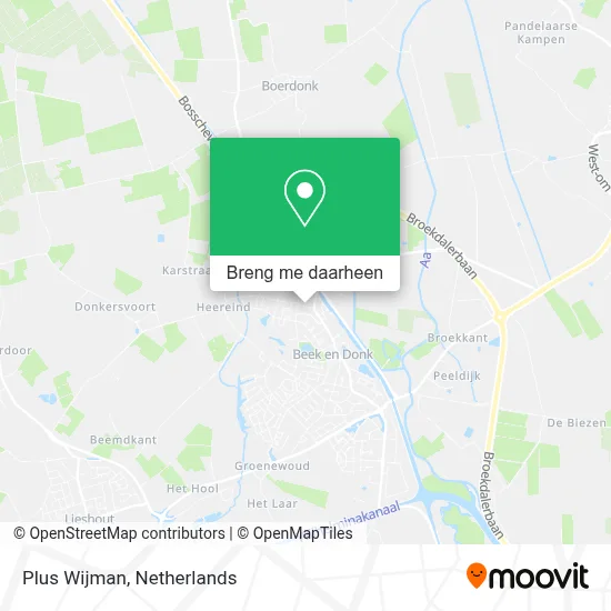 Plus Wijman kaart