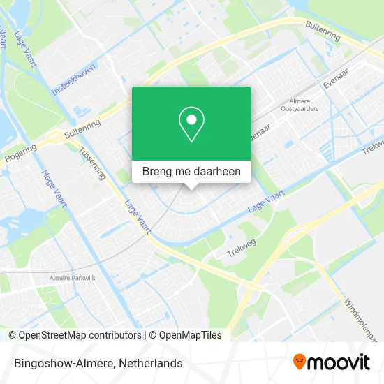 Bingoshow-Almere kaart