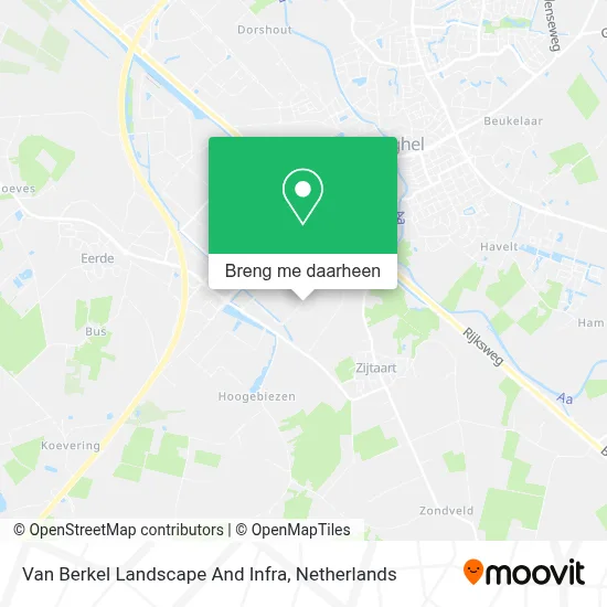 Van Berkel Landscape And Infra kaart
