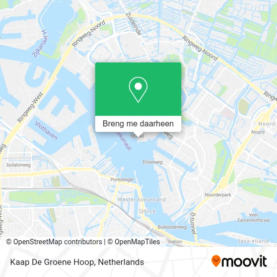 Kaap De Groene Hoop kaart