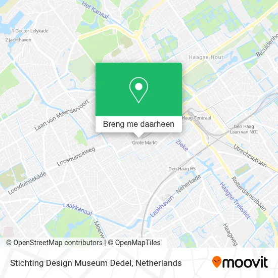 Stichting Design Museum Dedel kaart