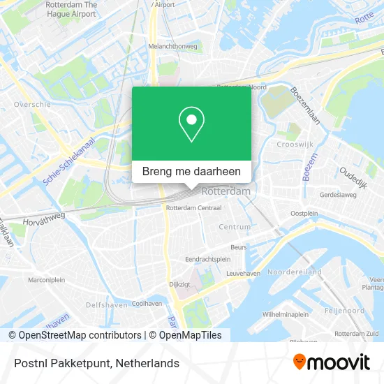 Postnl Pakketpunt kaart