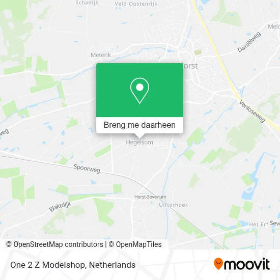 One 2 Z Modelshop kaart