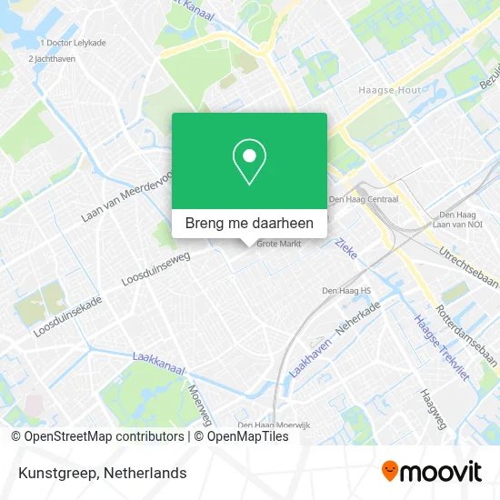 Kunstgreep kaart