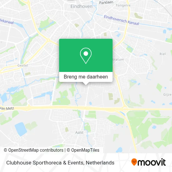 Clubhouse Sporthoreca & Events kaart