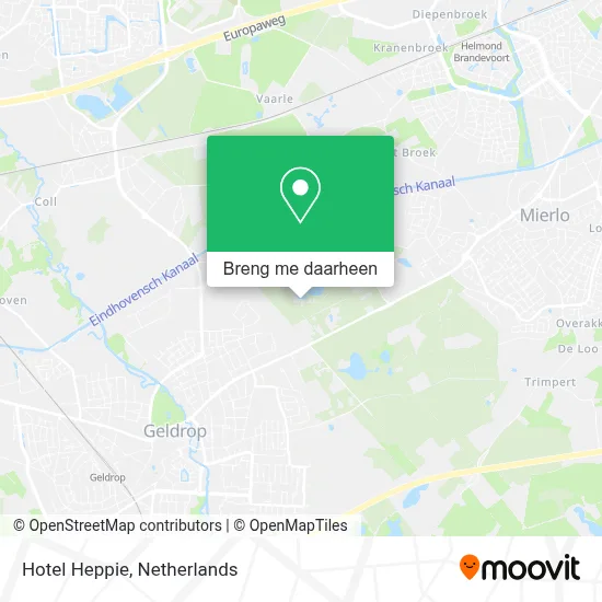 Hotel Heppie kaart