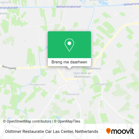 Oldtimer Restauratie Car Las Center kaart