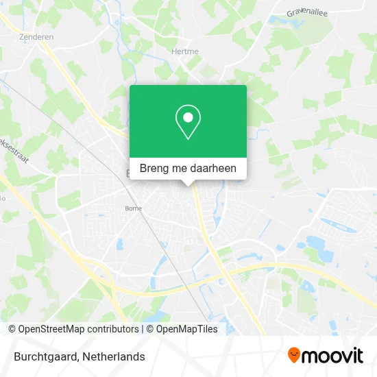 Burchtgaard kaart