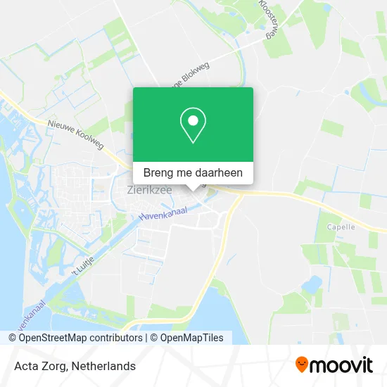 Acta Zorg kaart