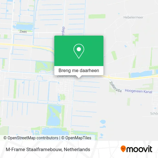 M-Frame Staalframebouw kaart