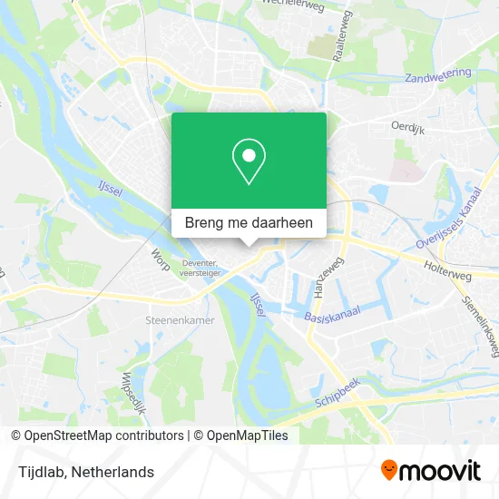 Tijdlab kaart