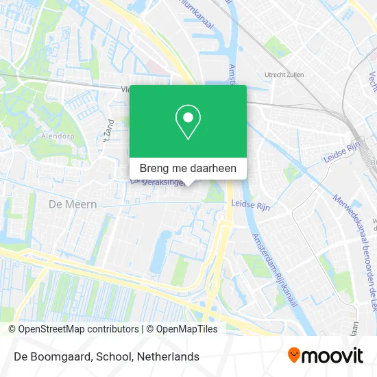 De Boomgaard, School kaart